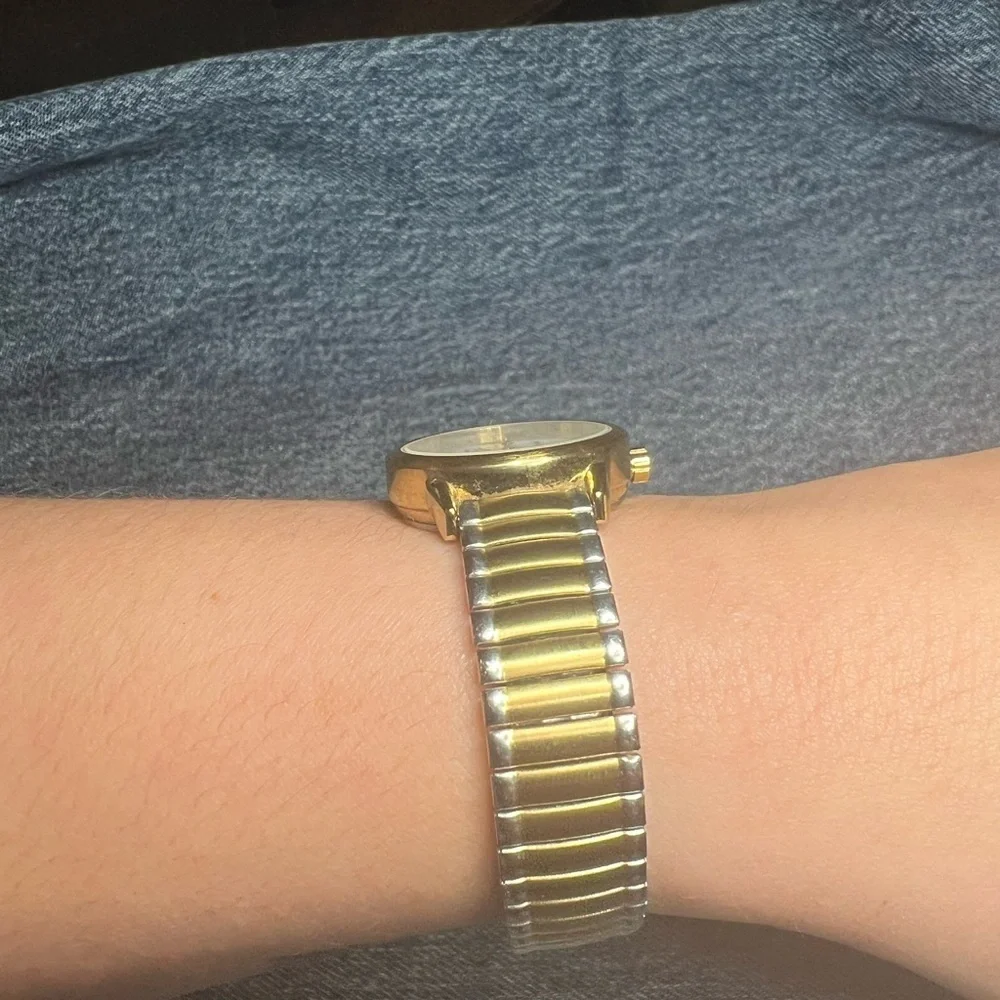 Timex Indiglo Two-Tone Gold and Silver Watch